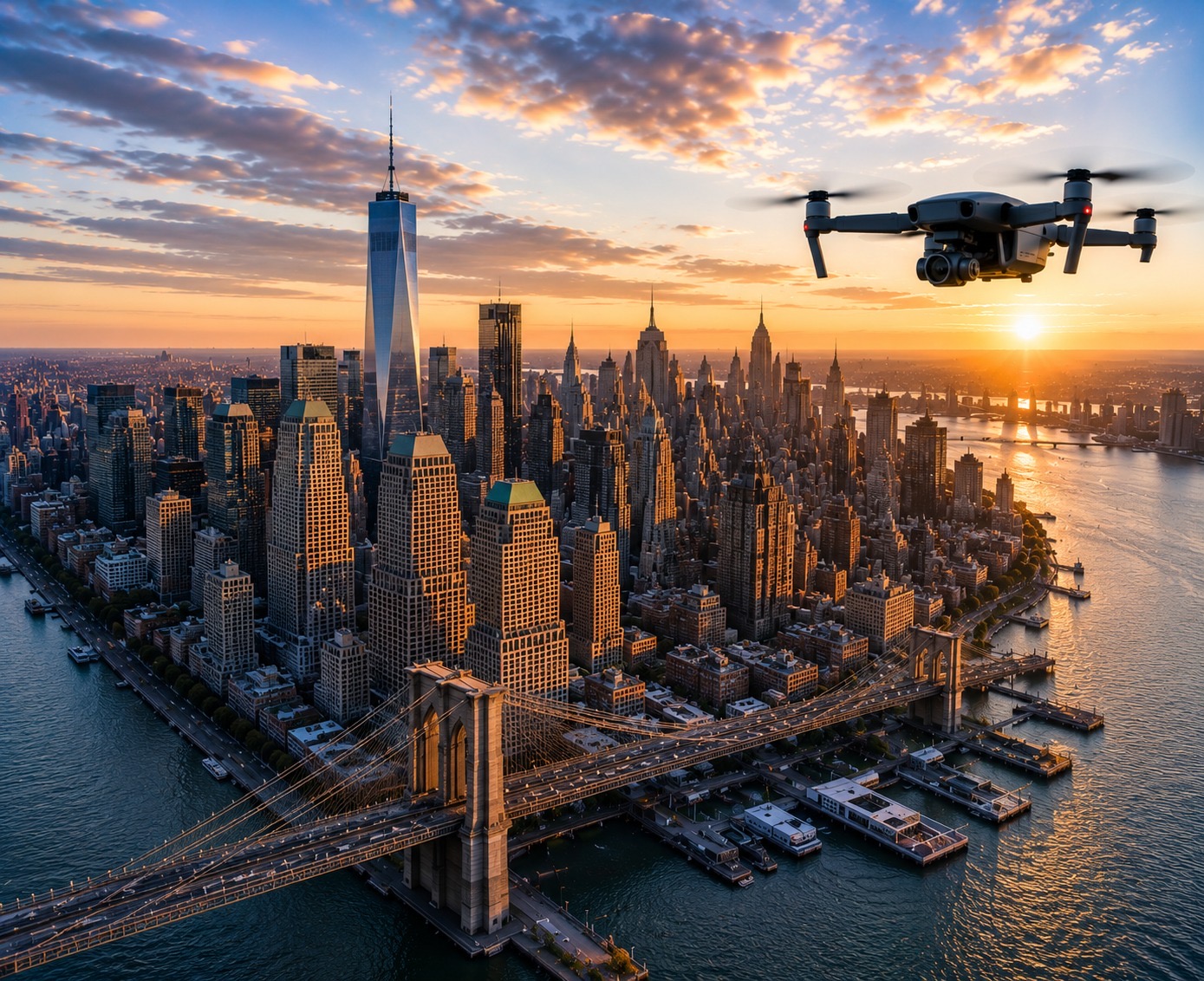 Drone photography and videography skyline